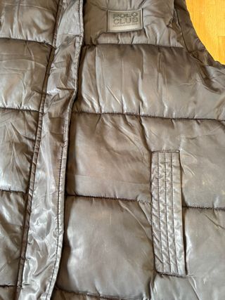 Chaleco Plumon Largo Polo Club XXL -L Negro