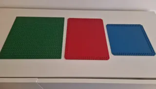 LEGO - 3 Basi Piastre Vintage Anni 80-90