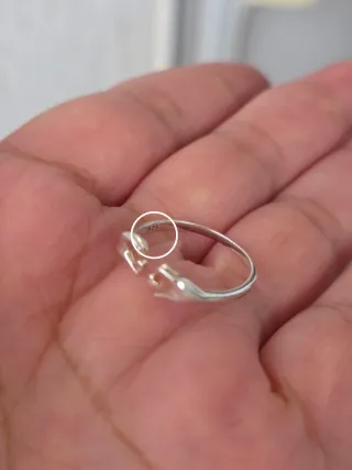 Anillo Plata de ley, Manos Abiertas-Ajustable