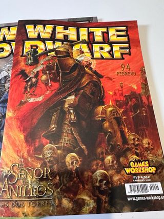 Lote de 5 revistas Warhammer