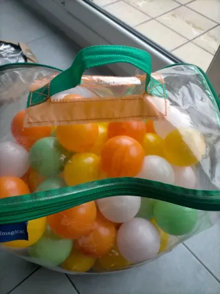 Bolsa de pelotas de juguete