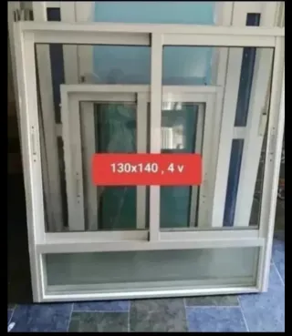 Ventana aluminio 130x140.  621292438