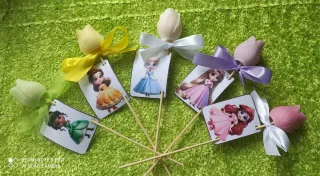 Tulipani con Principesse Disney 1 pezzo