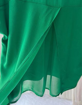 Blusa elegante verde