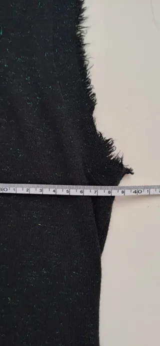 Top Lurex Nero Taglia XS