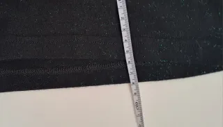 Top Lurex Nero Taglia XS