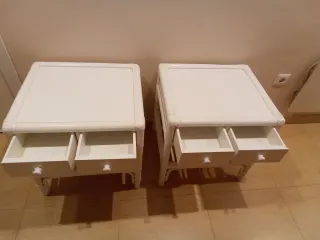 Mesitas de noche de bambú