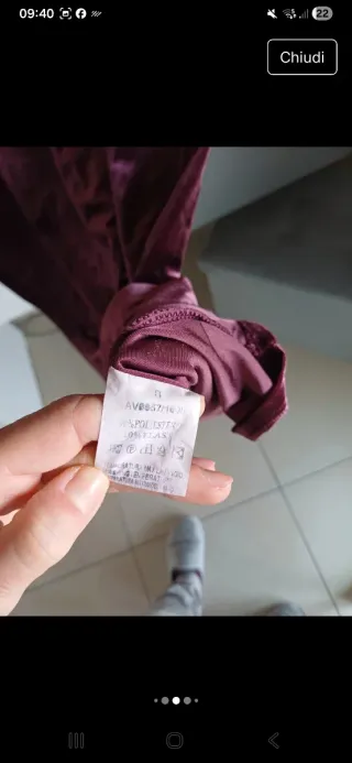 Amy Gee abito donna bordeaux