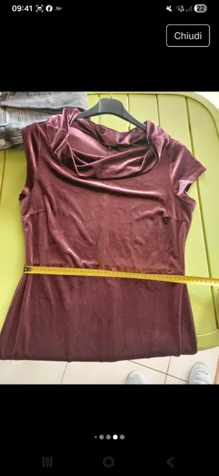 Amy Gee abito donna bordeaux