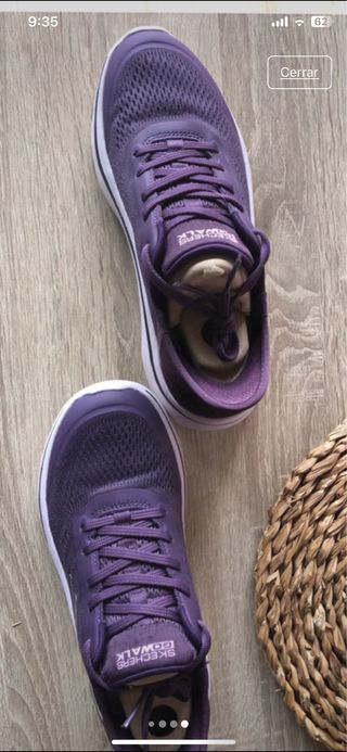 Zapatillas Skechers Go Walk Mujer Moradas