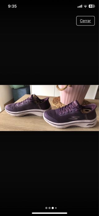 Zapatillas Skechers Go Walk Mujer Moradas