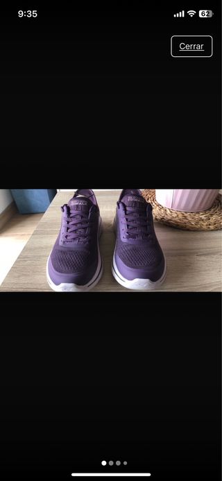 Zapatillas Skechers Go Walk Mujer Moradas