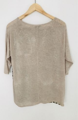 Blusa Bershka Animal Print Talla L
