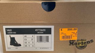 Anfibi Dr. Martens Arcadia Bordeaux Tg 37