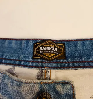 Pantalón Vaquero Azul Claro Barbour Talla XL