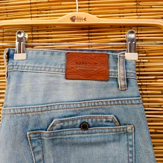 Pantalón Vaquero Azul Claro Barbour Talla XL
