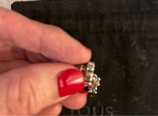 Conjunto pendientes/anillo plata modelo niña Tous