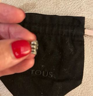 Conjunto pendientes/anillo plata modelo niña Tous