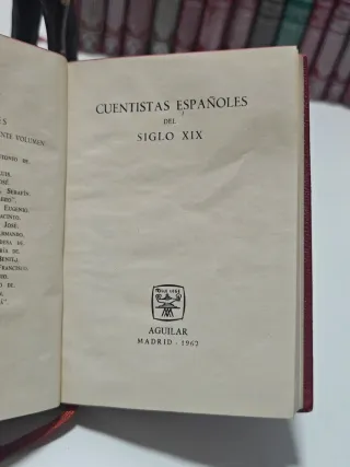 Cuentistas españoles s. XIX (Aguilar Crisol 105)
