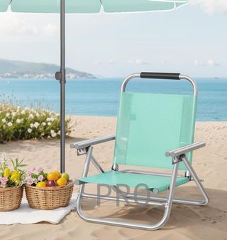 Silla de playa plegable y portátil