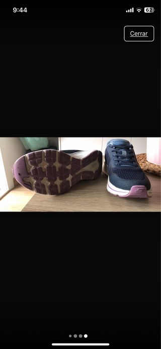 Zapatillas Skechers Mujer Azul y Morado