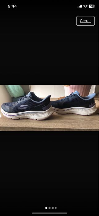 Zapatillas Skechers Mujer Azul y Morado