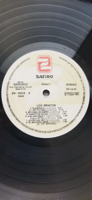 Vinilo Los Brincos: Álbum de Oro