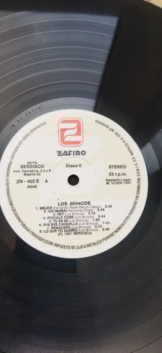 Vinilo Los Brincos: Álbum de Oro