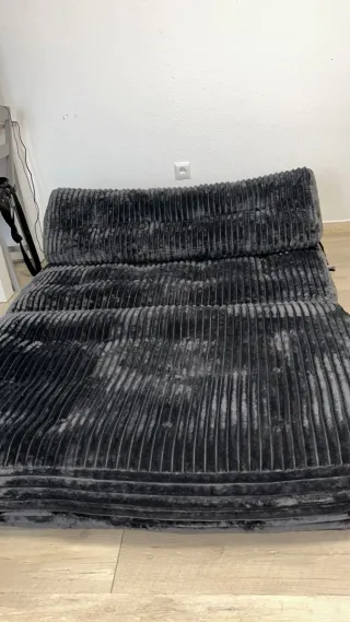 Sofá Cama Gris Oscuro.precio negociable