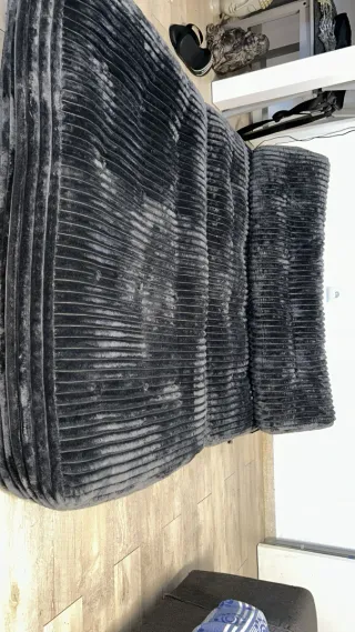 Sofá Cama Gris Oscuro.precio negociable