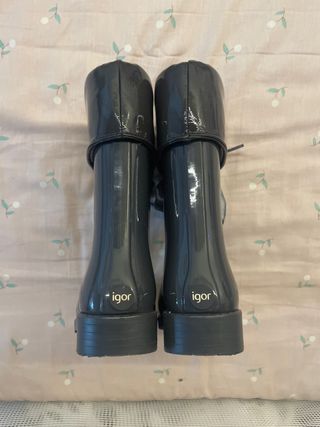 Botas Igor Grises con Lazo T26
