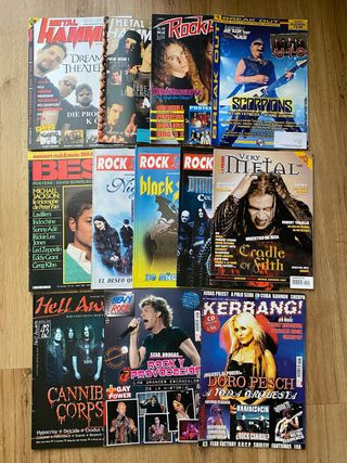Revistas Heavy! Lote 12 revistas