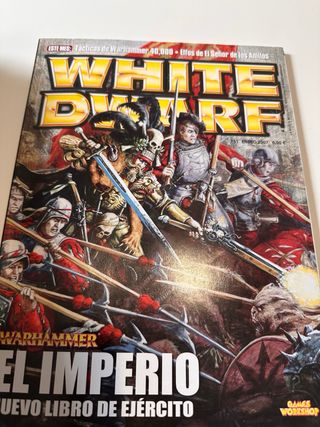 Lote de 5 revistas Warhammer.