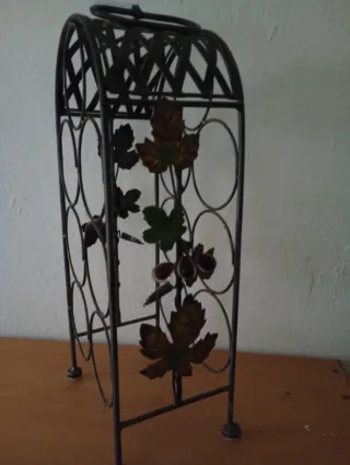 Cantinetta portabottiglie in metallo