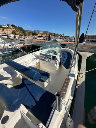 Barco deportivo 5,5m 115CV en muy buen estado.