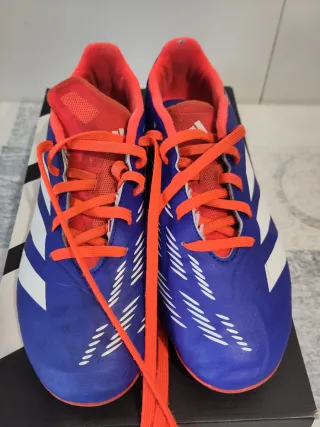 Adidas Predator Talla 38 Azul/Naranja