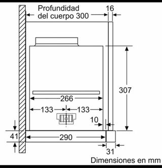 Campana Siemens Cocina Acero Inoxidable