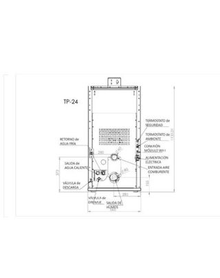 Caldera de Pellets Hidro 24  Nueva BAR1001