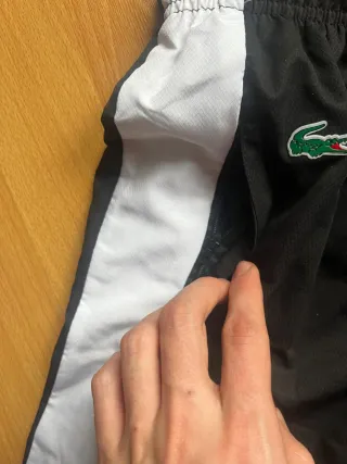 Pantalón Chándal Lacoste Vintage Negro Talla S