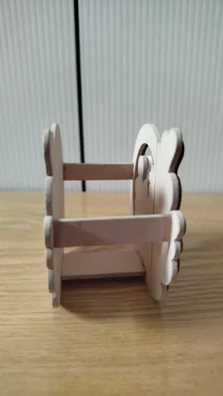 Decorazione Prima Comunione Legno Cuori