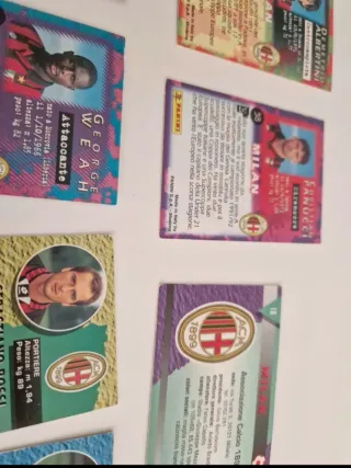 15 Card Panini Calcio 96 e 97