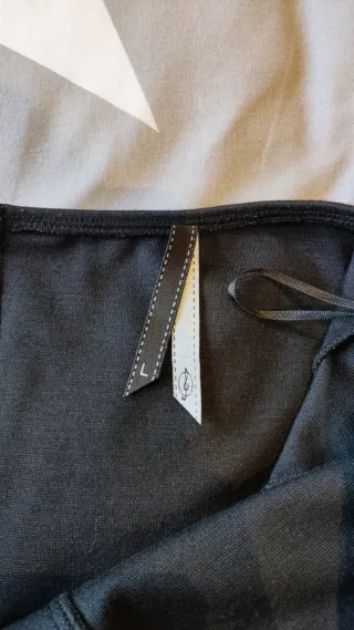 Vestido palabra de honor negro