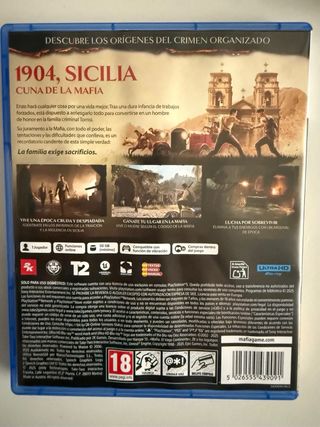 Mafia: El Viejo Continente PS5