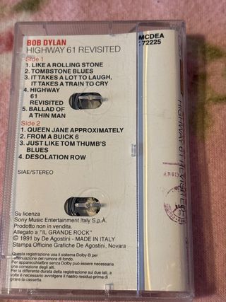 Bob Dylan Highway 61 Revisited Musicassetta