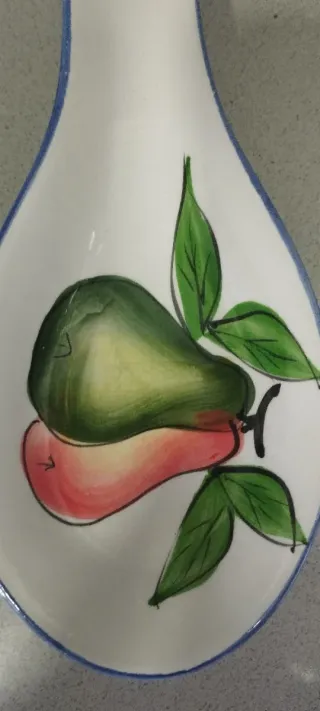 Reposa cucharas vintage cerámica