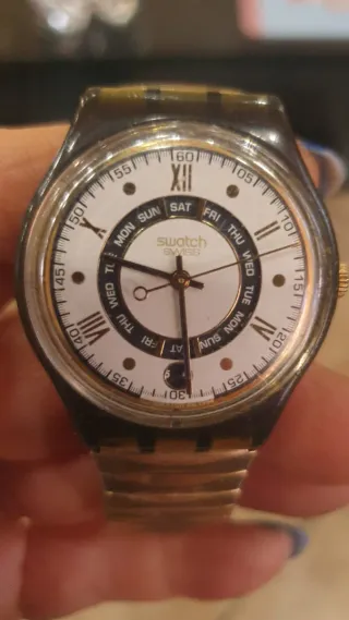 Orologio Swatch Swiss Oro Bianco