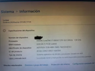 Ordenador Portátil Asus Gris/Plateado