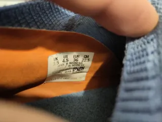 Botas Puma Talla 36 Azul Naranja