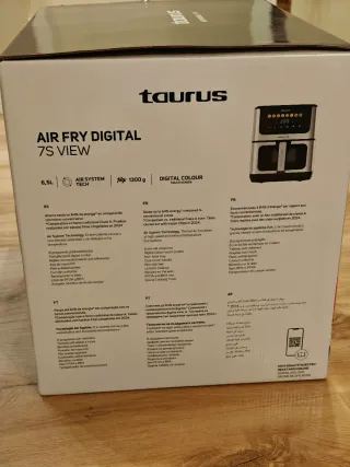 Taurus Air Fryer Digital 7S View 6.5L