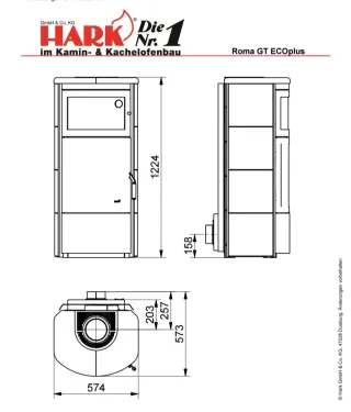 Chimenea leña con horno